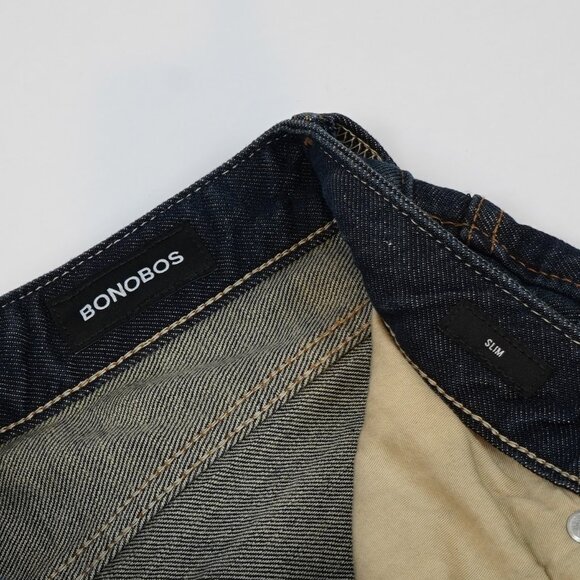 Bonobos Slim Fit Dark Wash Denim Blue Jeans 29X30 - Picture 3 of 6